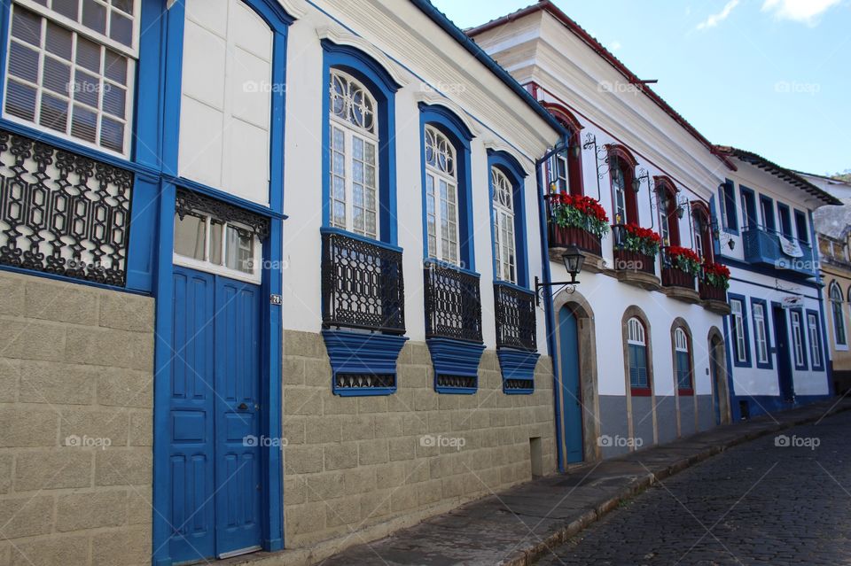 Mariana was the first planned city in the time of Brazil colony.  It was founded in 1696 for gold exploration by Portugal.
