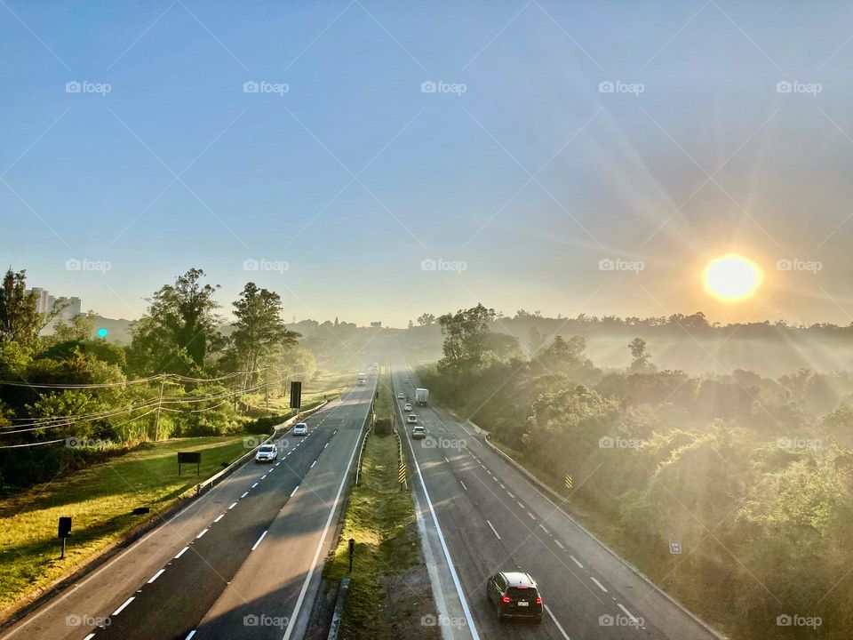 🌄🇺🇸 An extremely beautiful dawn in Jundiaí, interior of Brazil. Cheer the nature! / 🇧🇷 Um amanhecer extremamente bonito em Jundiaí, interior do Brasil. Viva a natureza! 
