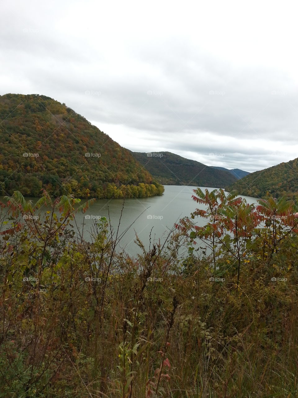 Lake view. Bluestone Lake West Virginia 