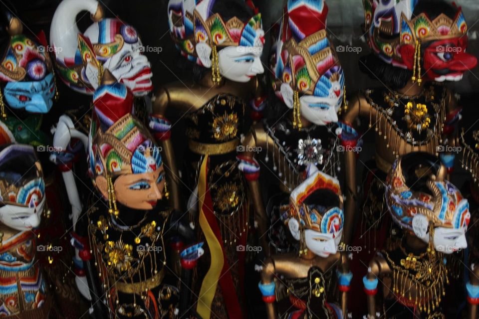 Wayang Golek, a traditional craft from West Java, Indonesia