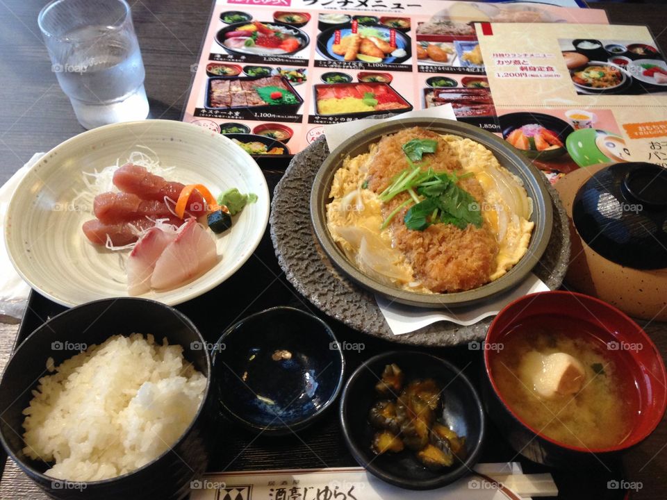 Tonkatsu meal