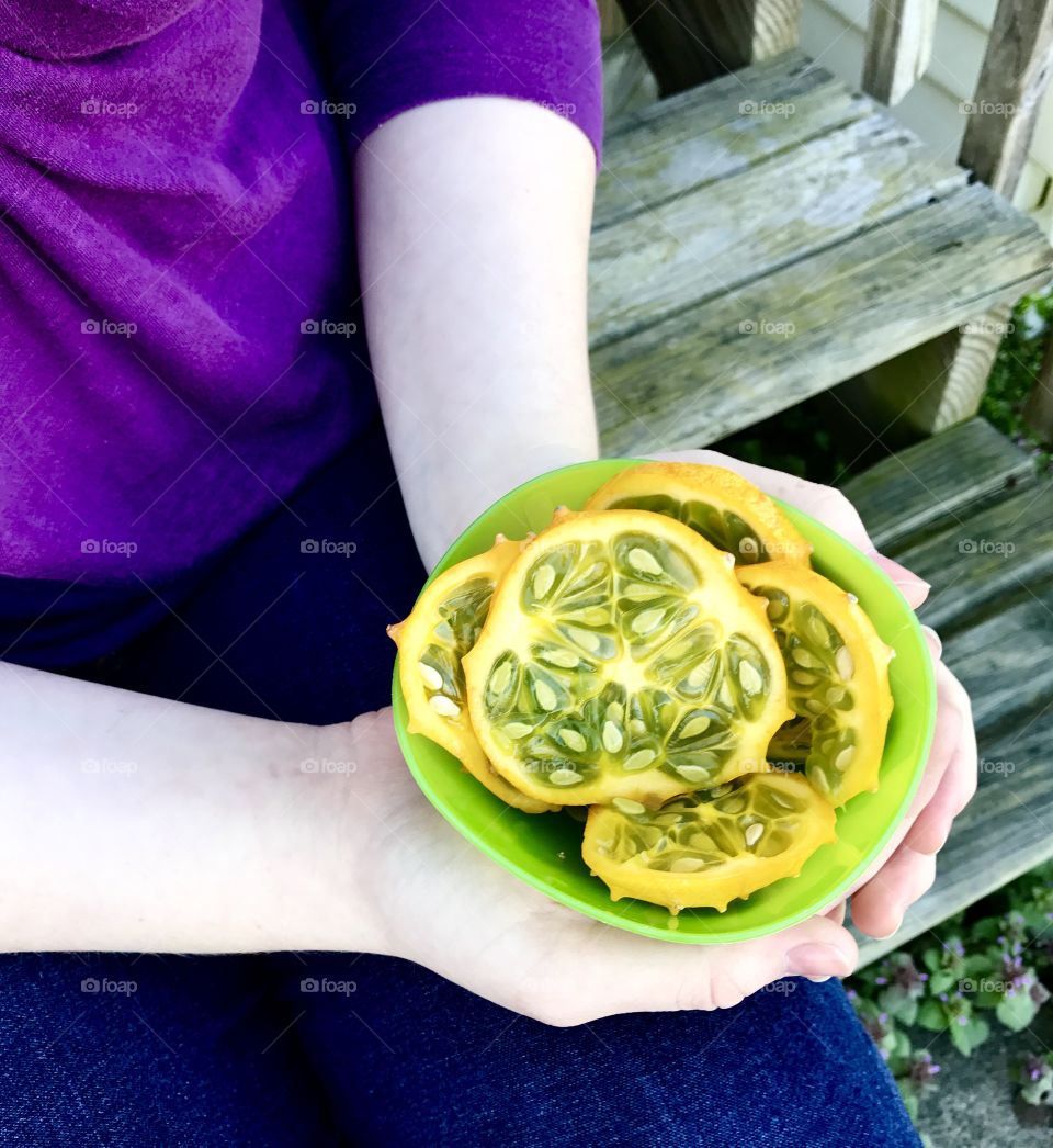 Fruit Slices in Bowl