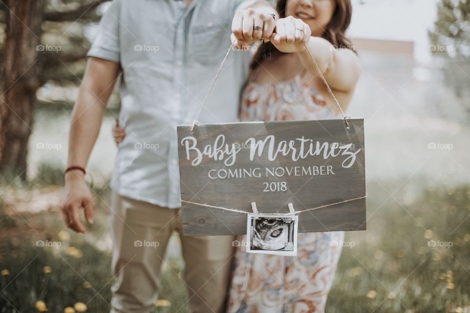 Pregnancy announcement 