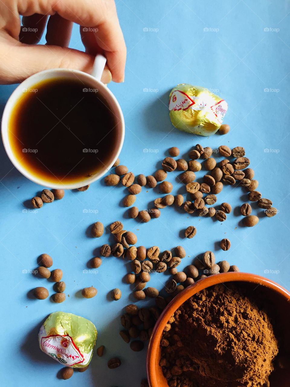 Coffee and coffee beans