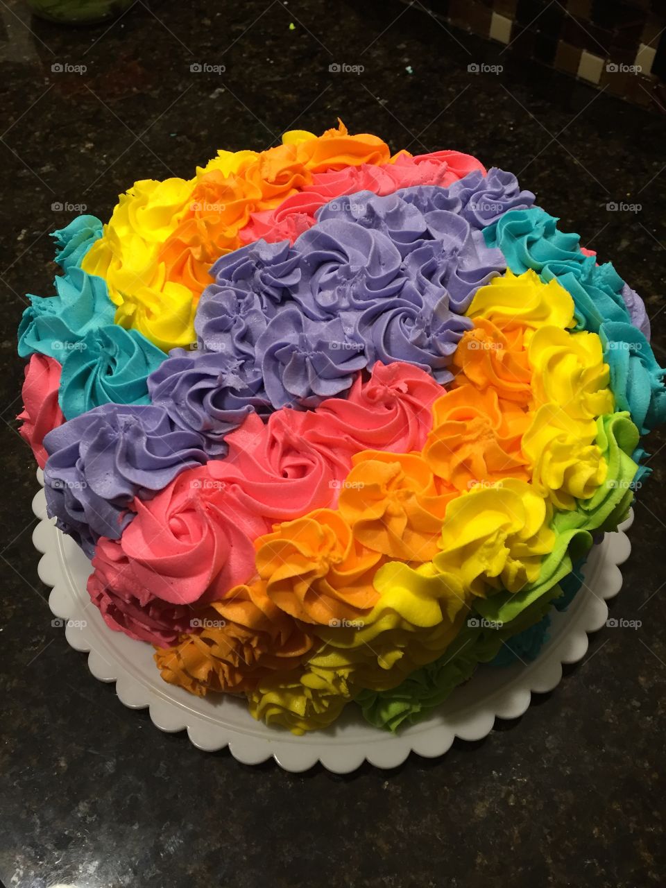 Rainbow cake