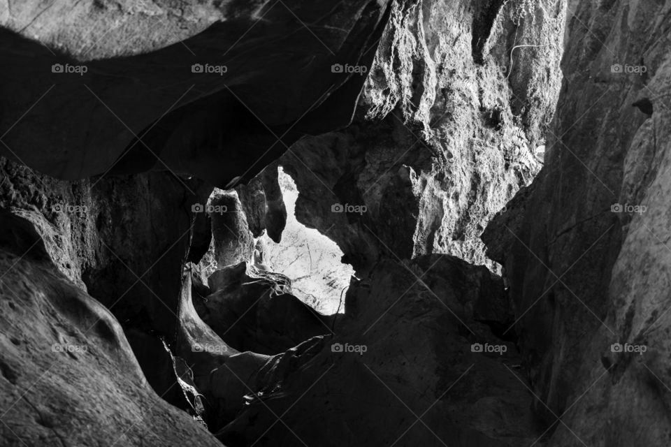 Finally found the opening to escape from the cave