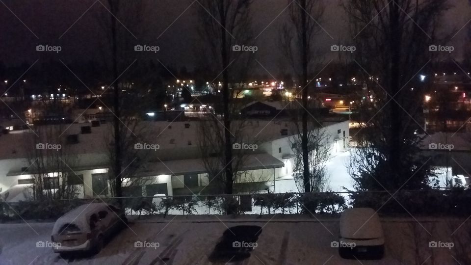 A Snowy night in Abbotsford 