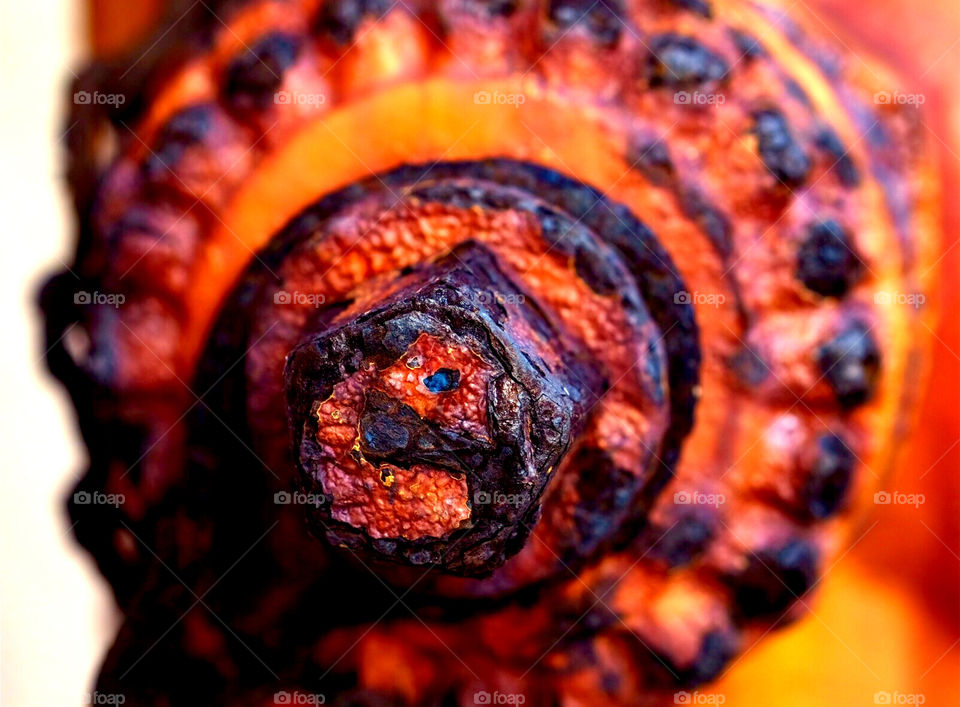 Rusty Fire Hydrant On The Streets Of Puerto Rico