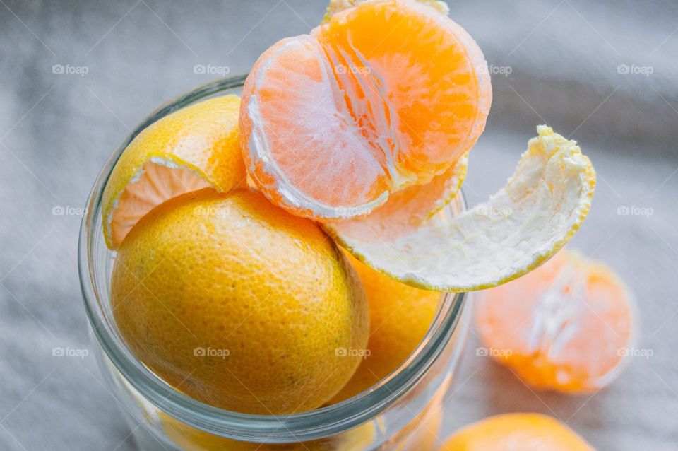 Tangerines, as a symbol of the New Year, are very fragrant and smell of childhood, a fairy tale