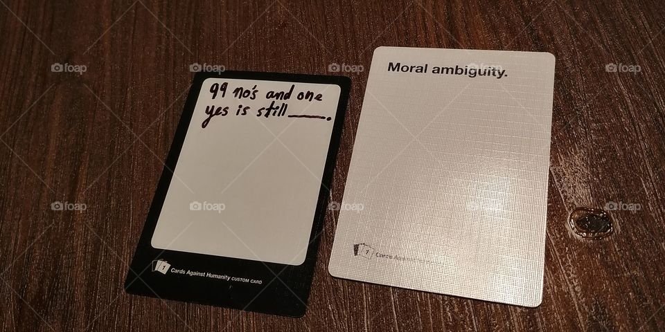 cards against humanity custom combination