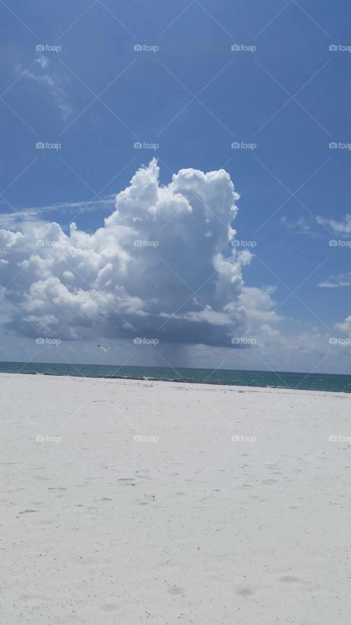 Ocean Storm Cloud. Another beautiful cloud formation over Pensacola Beach