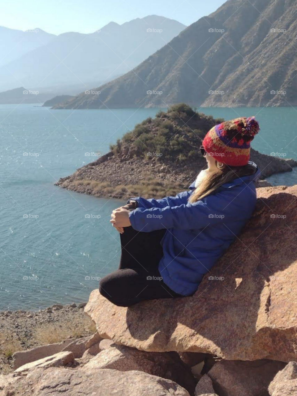 un descanso luego de la caminata para disfrutar el paisaje