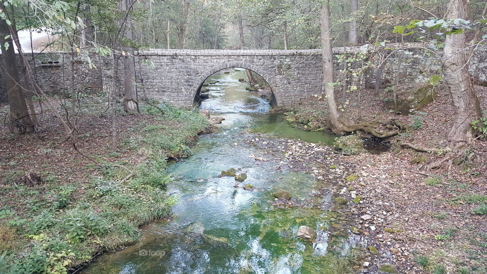 Below Blanchard Springs in Arkansas
