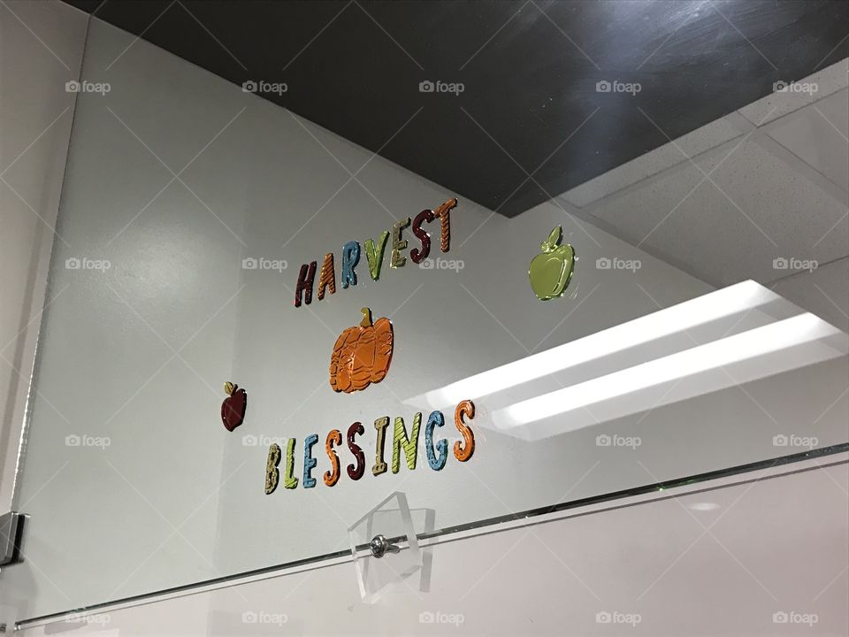 HARVEST BLESSINGS STICKY DECORATIONS ❤️🍏🍎🍜