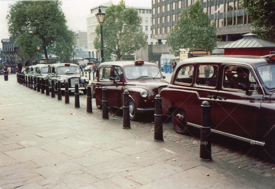 Taxis in London 