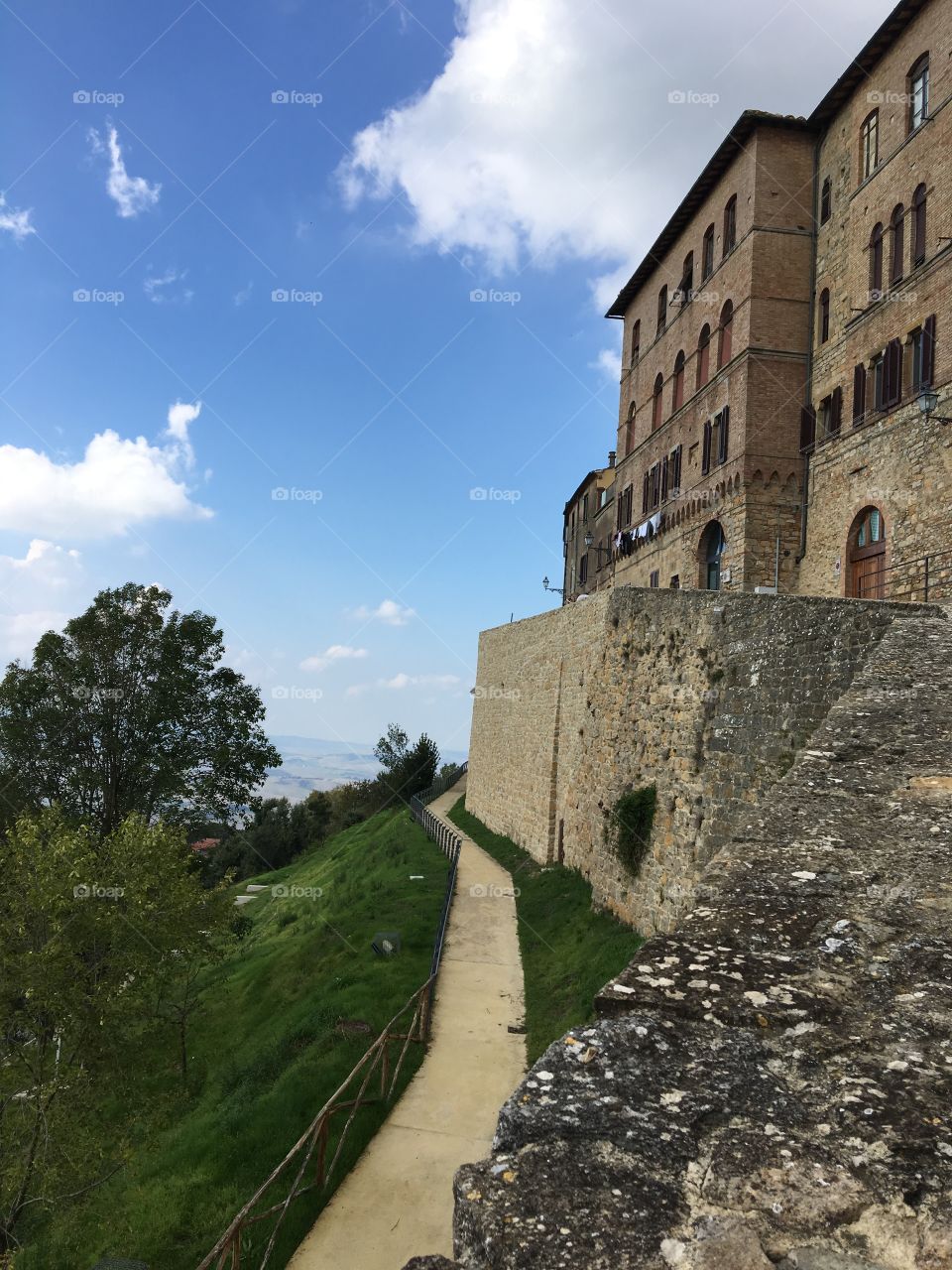 Volterra city wall