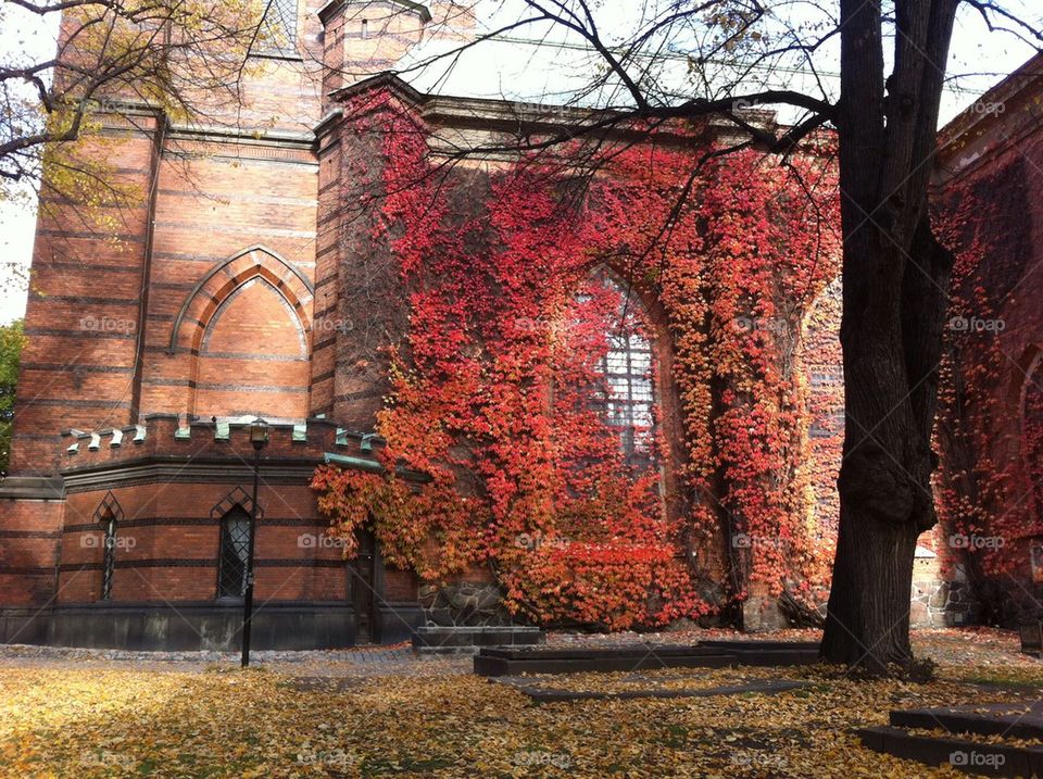 Old church in Stockholm in Sweden