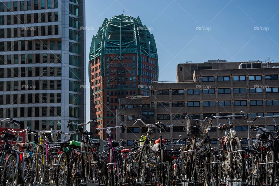 Parking place for bicycles