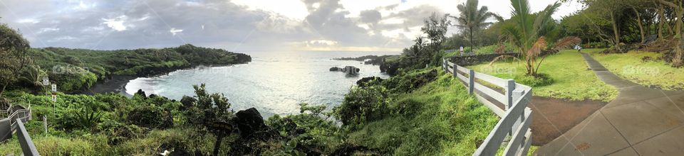 A gorgeous sunrise on Maui.