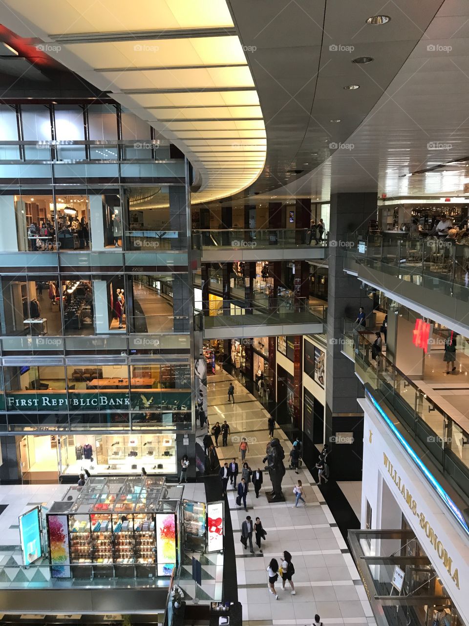 Busy place, Time Warner Building, NYC