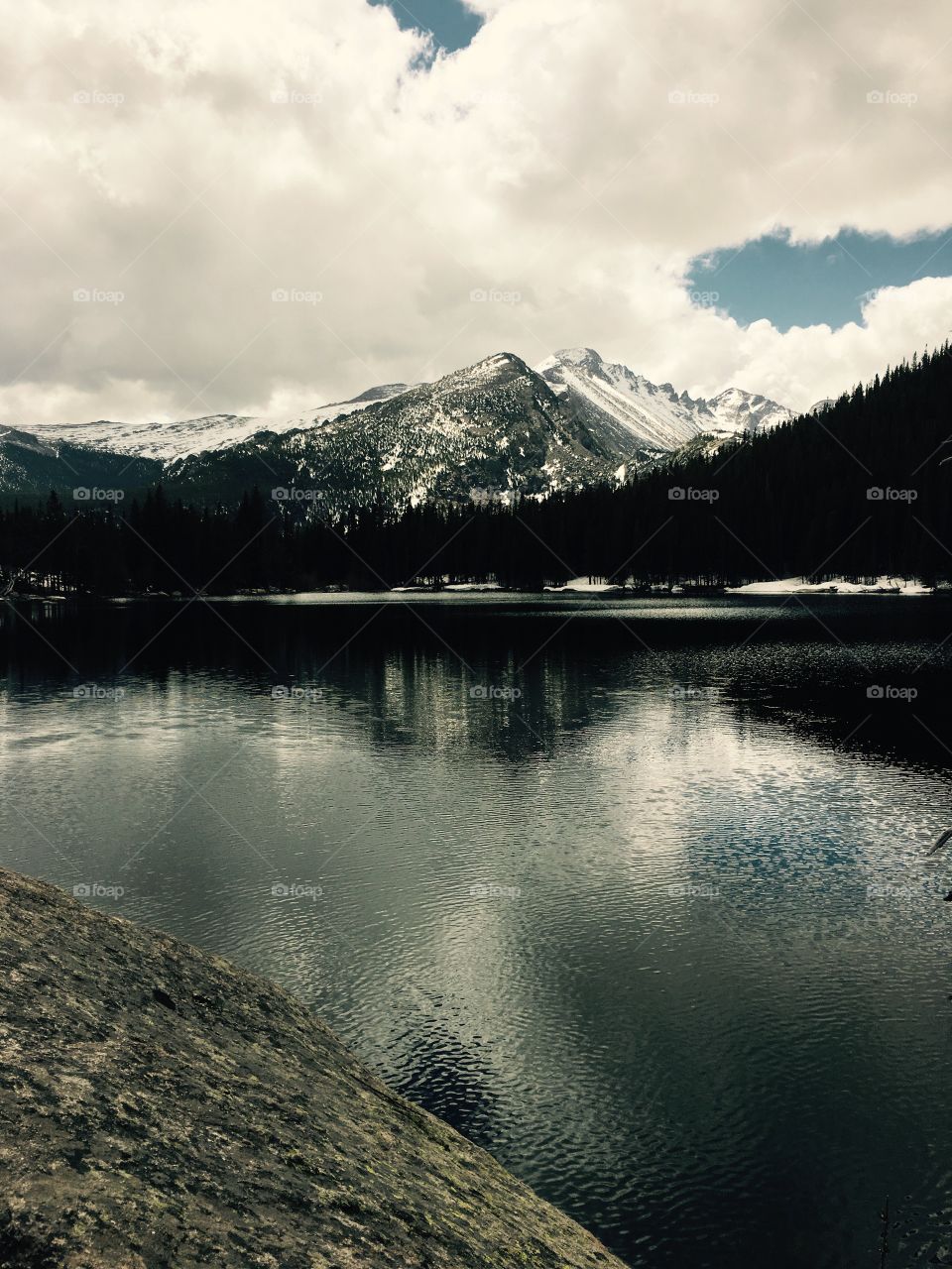 Bear lake in Estes Park Colorado