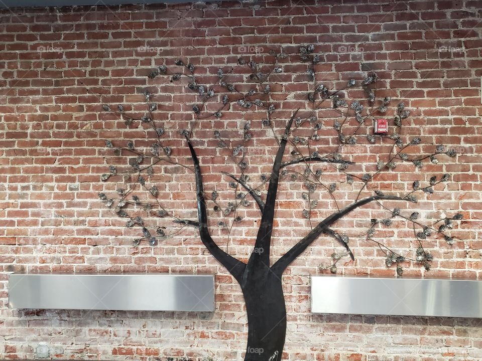tree on the wall