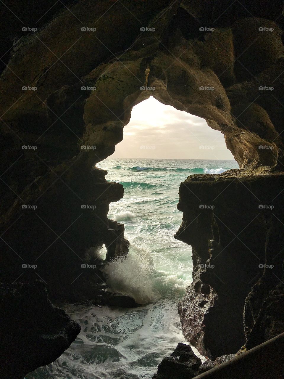 Seaside cave