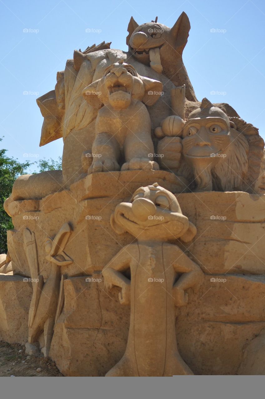 Sand sculptures