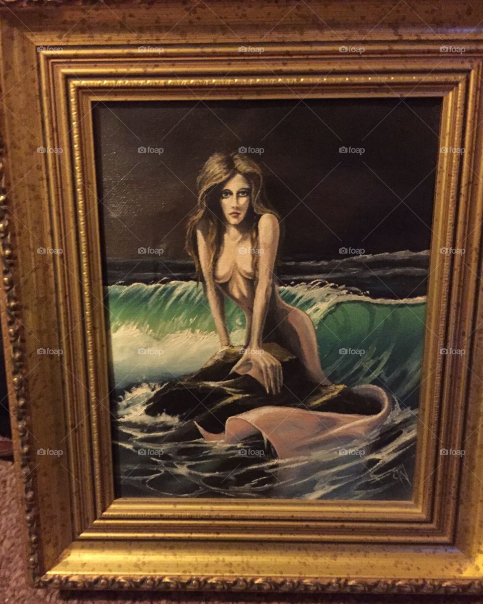 Mermaid scary artwork