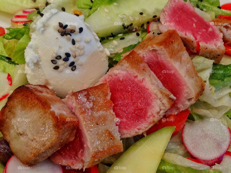 Seared Ahi Tuna Salad