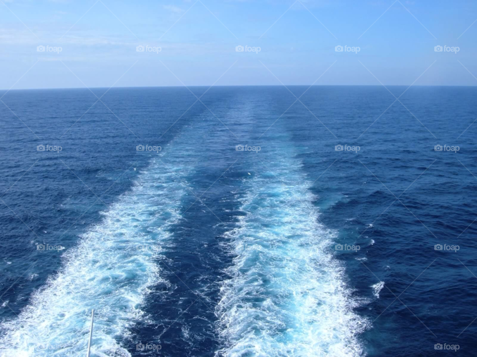 gulf of mexico ocean sky blue by indescribable