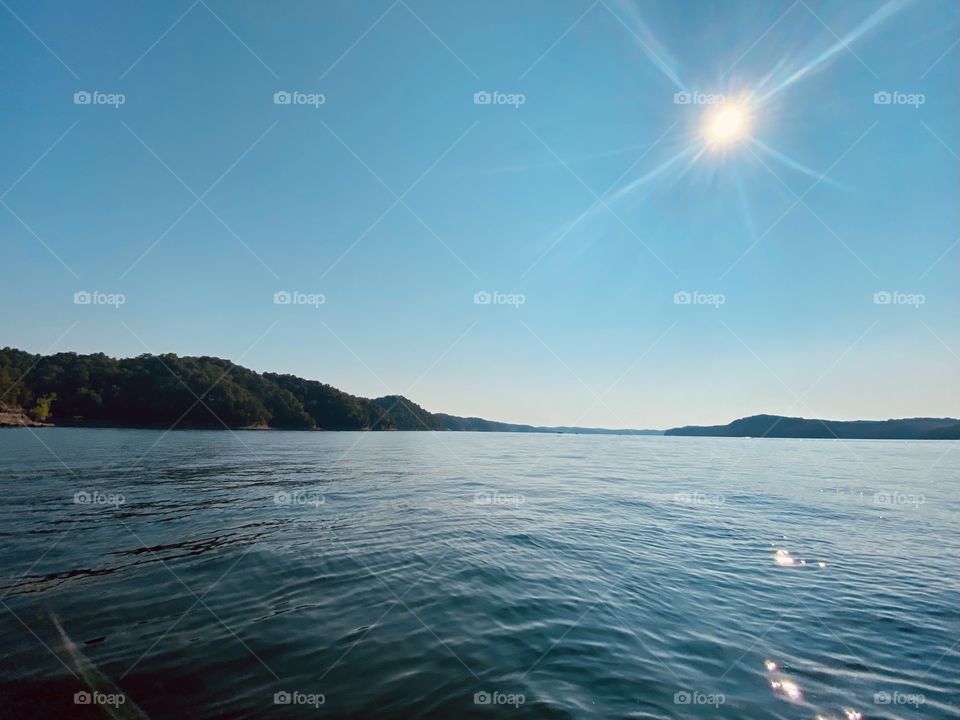 Beautiful, clear, sunny day on the Lake 