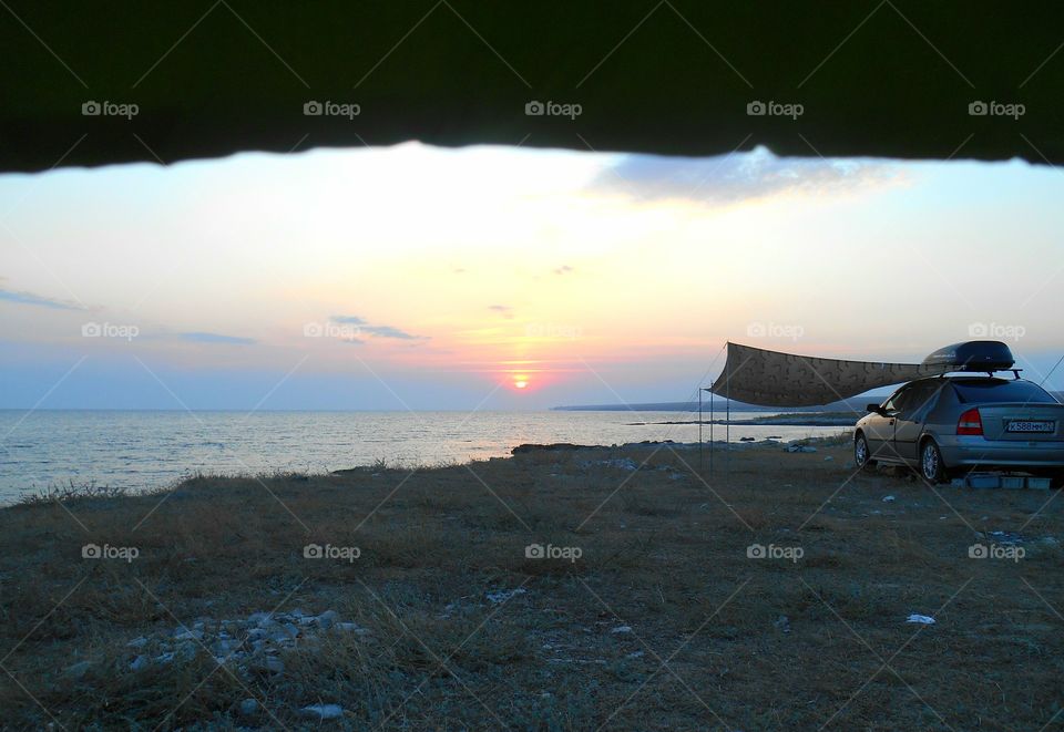 Beach, Landscape, Water, Sunset, Sea