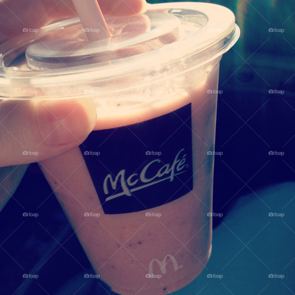 Smoothie from McDonalds.