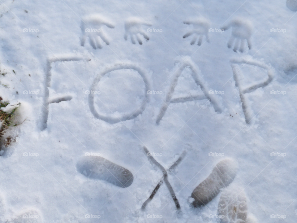 salford lancashire snow shadow footprints by loopylou69