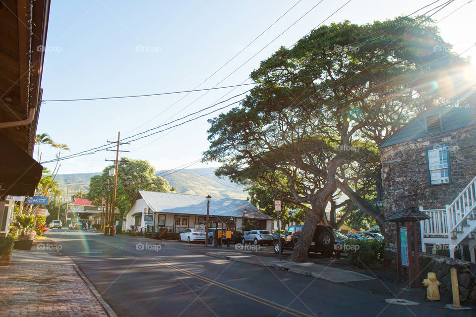 Old Lahaina town