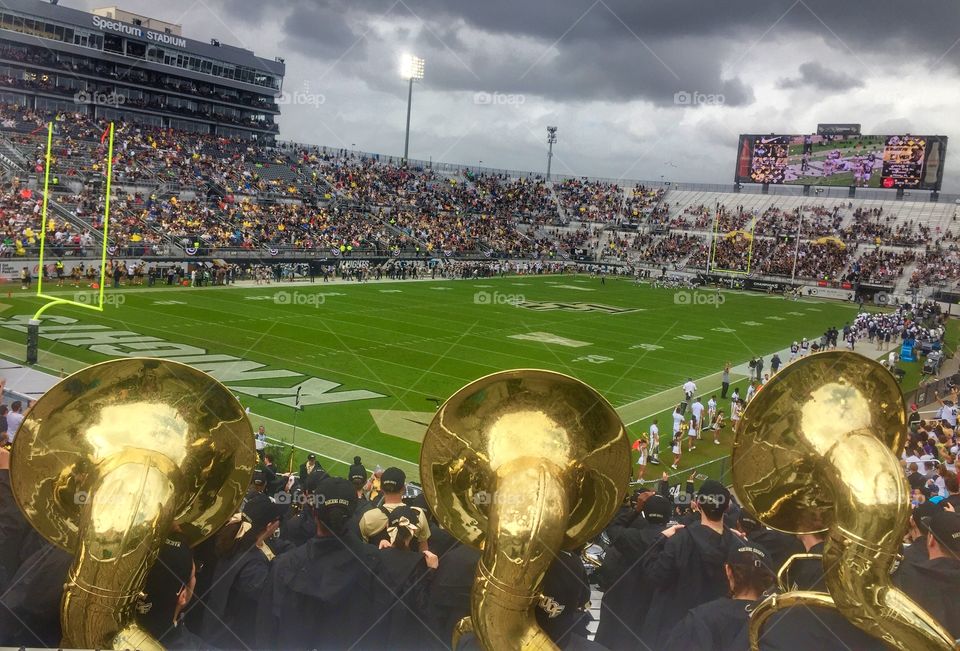 College football band