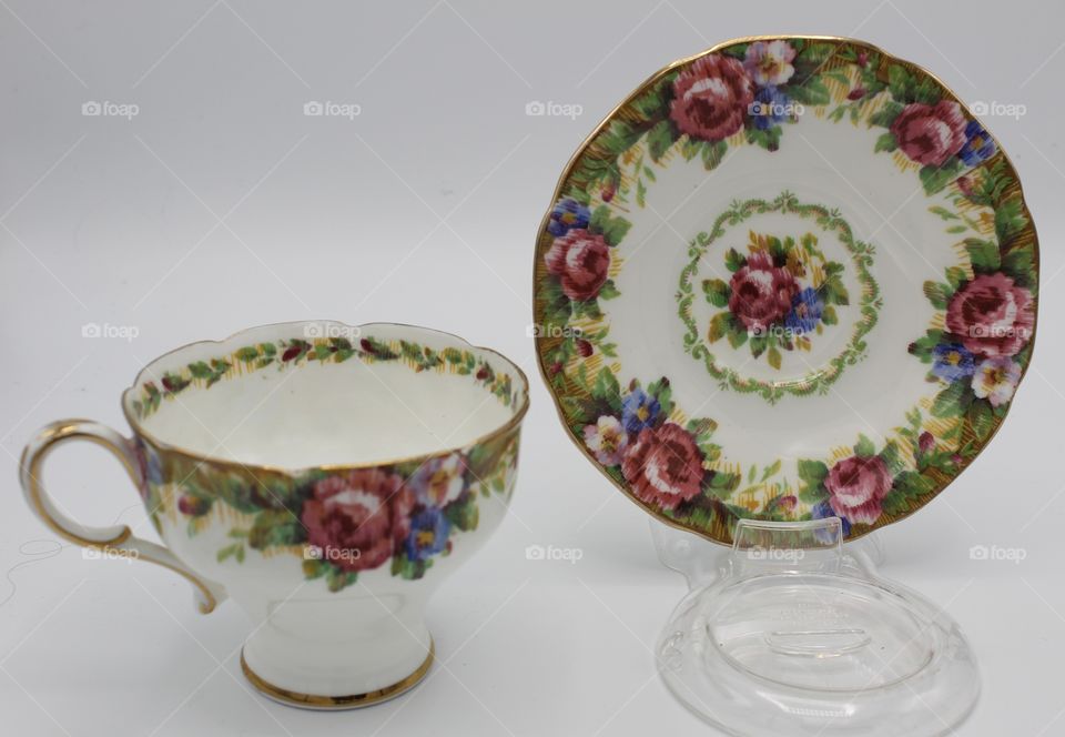 Bone China Tapestry Rose