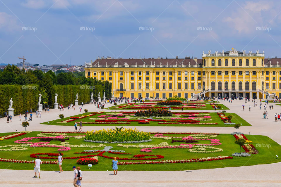 Schonbrunn Palace in Vienna