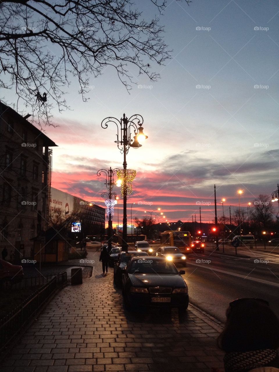Kraków sunset