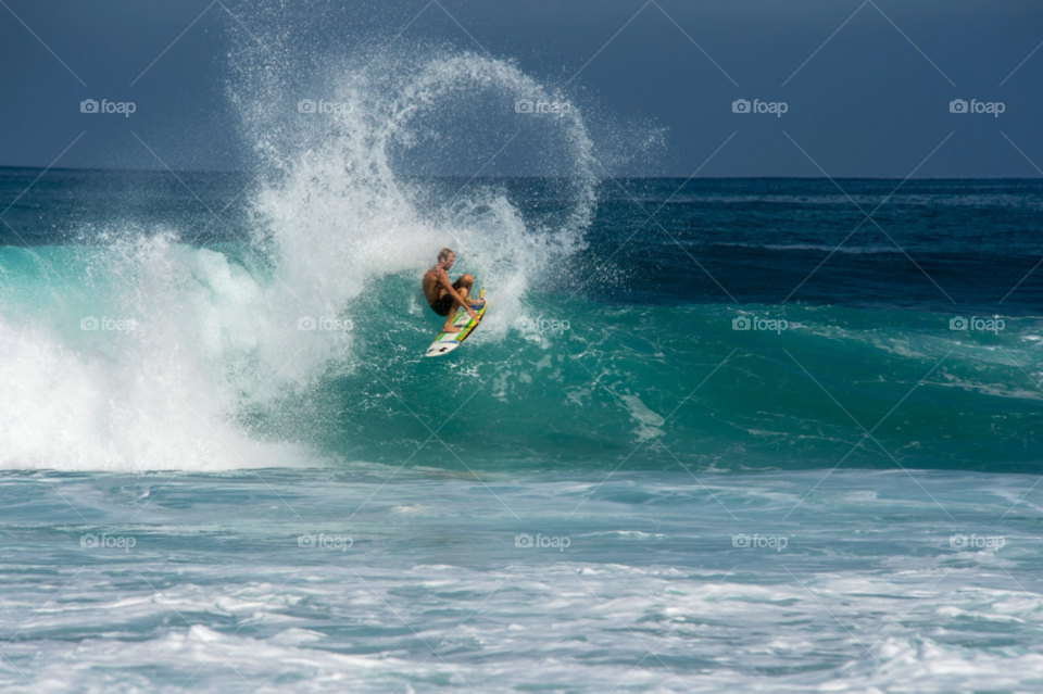 hawaii beach ocean blue by liquideyes