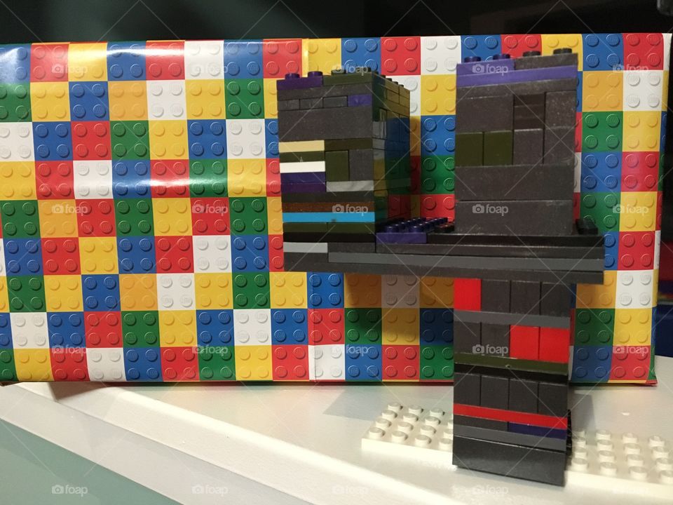 Four made from LEGOs