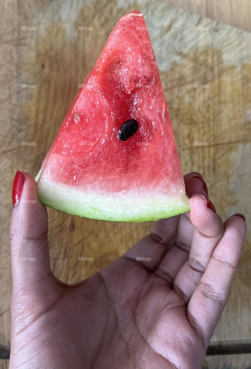 A delicious and refreshing watermelon 