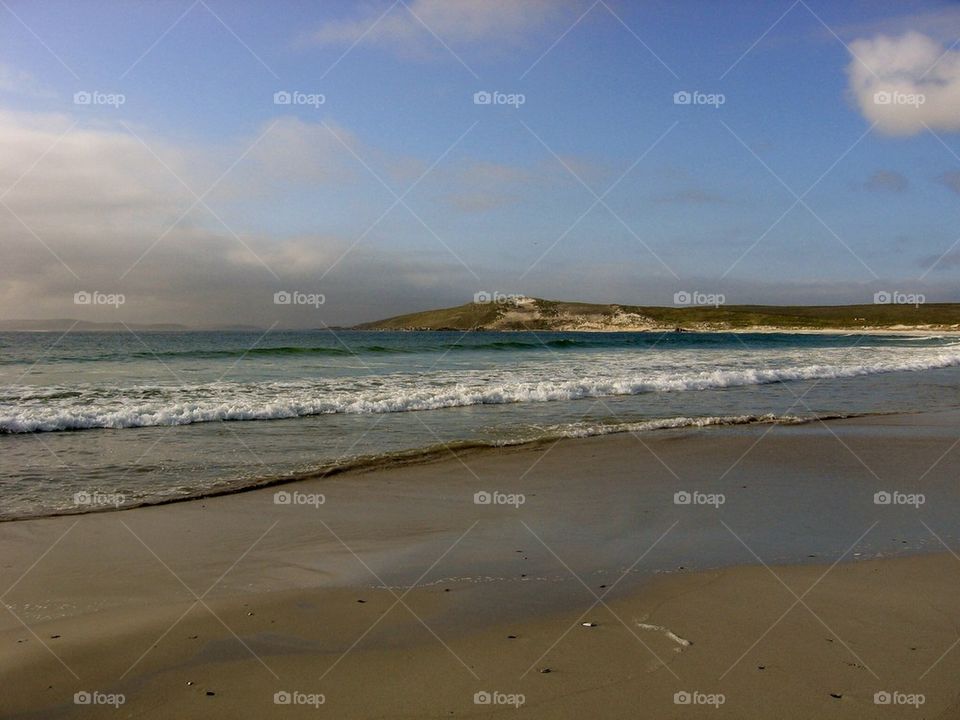 Beach at the West Coast National Park, South Africa