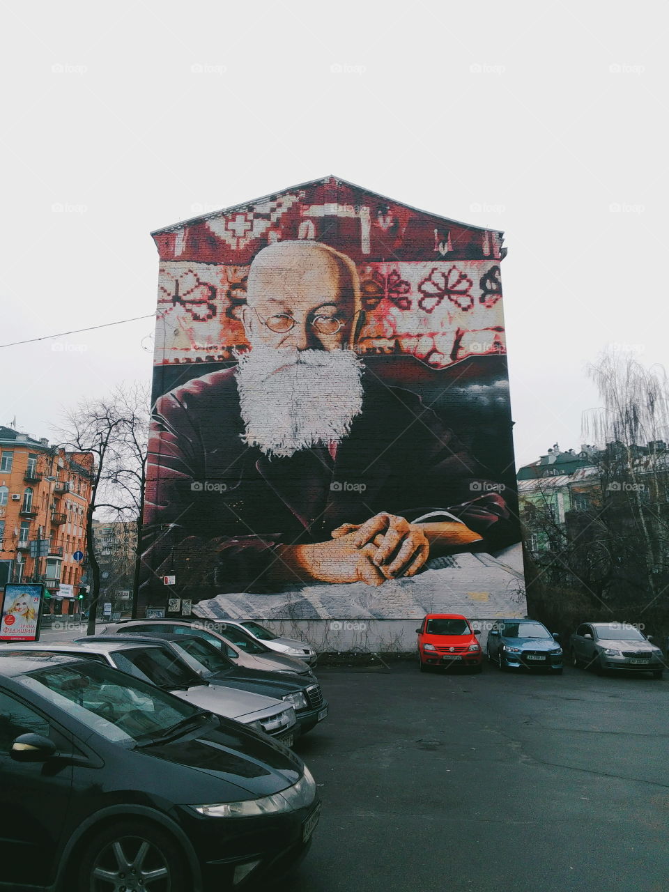 city ​​painting in the city of Kiev