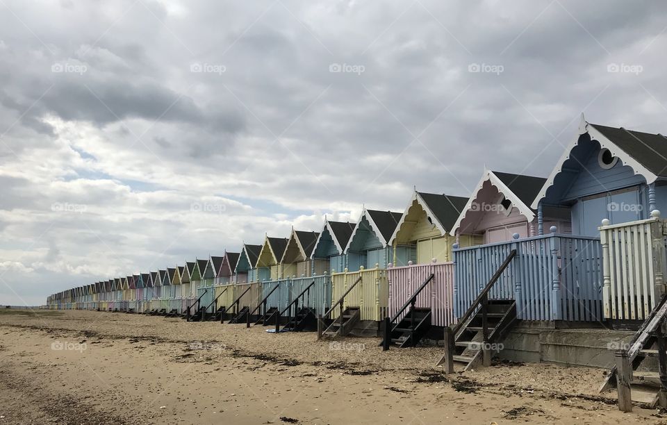 Mersea beach huts
