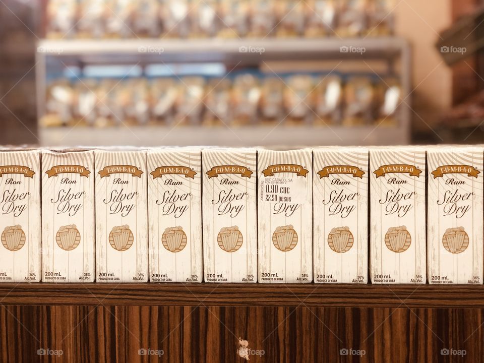 Boxed rum