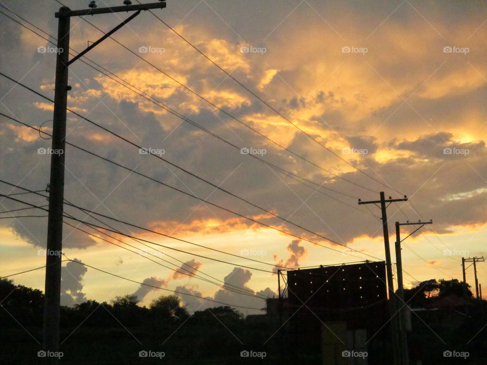 after storm with art