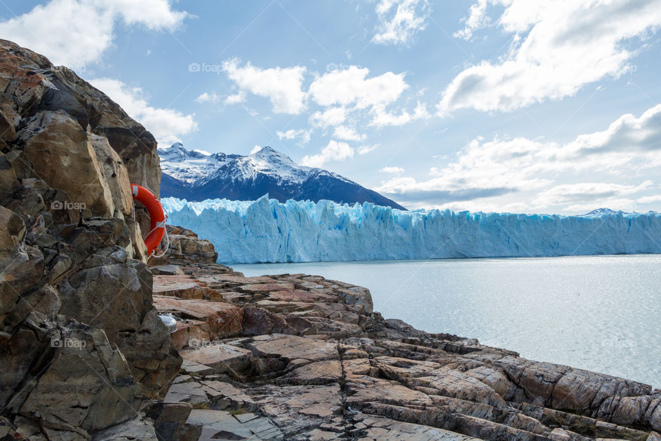 perito moreno glacier from coast