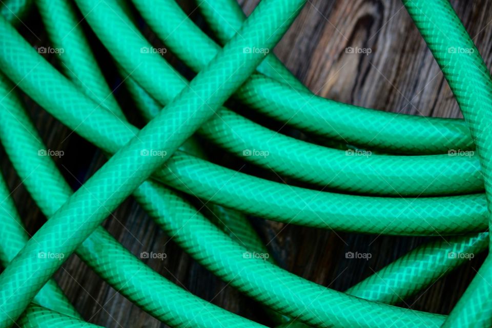 Hose on the pier in Newport, Rhode Island